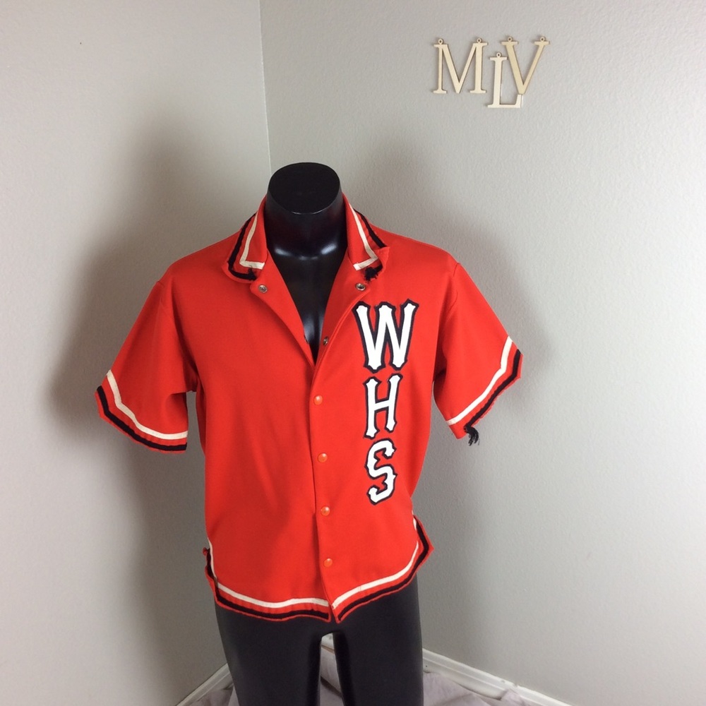 VTG 70s  RAWLINGS AUTHENTIC  OG BASKETBALL JERSEY